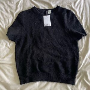 H&M Black Crew Neck Sweater